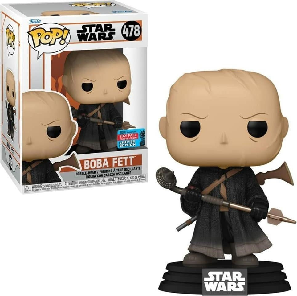 Star Wars The Mandalorian Boba On Tattooine No Armor Or Helmet #478 Pop