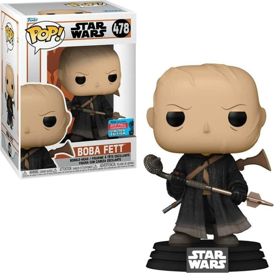 Star Wars The Mandalorian Boba On Tattooine No Armor Or Helmet #478 Pop