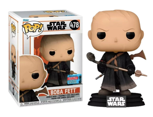 Star Wars The Mandalorian Boba On Tattooine No Armor Or Helmet #478 Pop