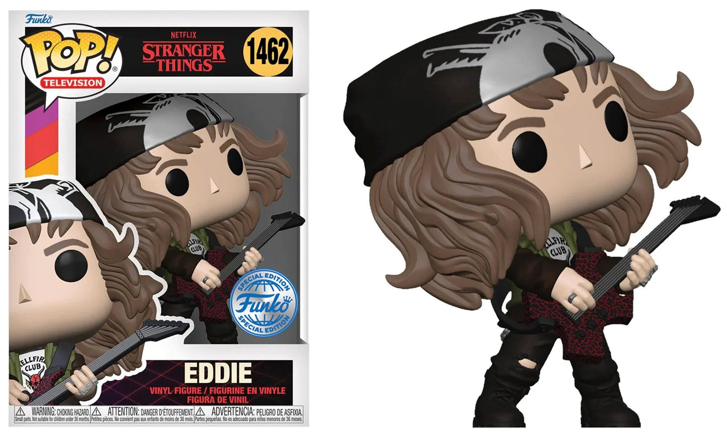 Stranger Things Eddie Special Edition #1462 Pop