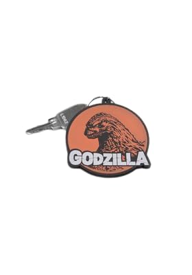Godzilla Mean Rubber Keychain Portachiavi