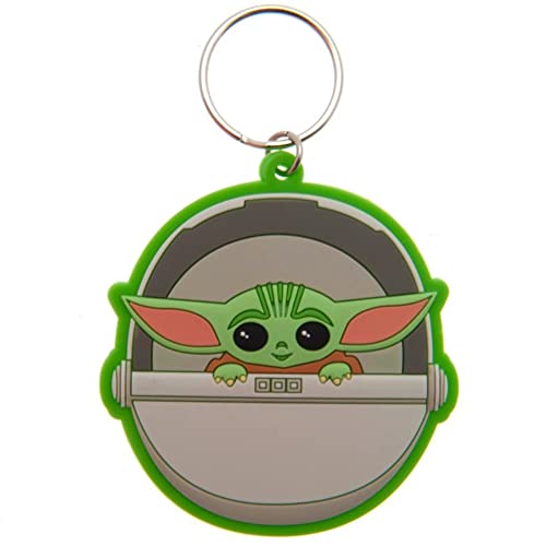 Star Wars The Mandalorian The Child Baby Yoda Rubber Keychain Portachiavi