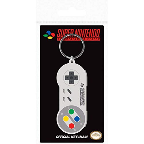 Nintendo Snes Controller Rubber Keychain Portachiavi