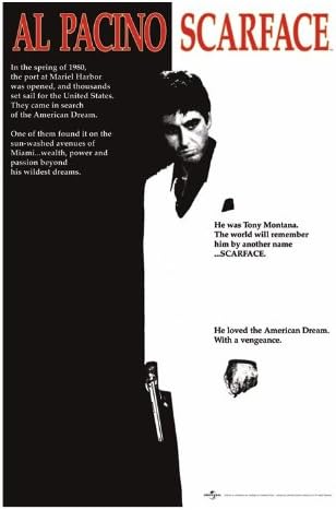 Scarface One Sheet Poster 61 X 91,5 Cm