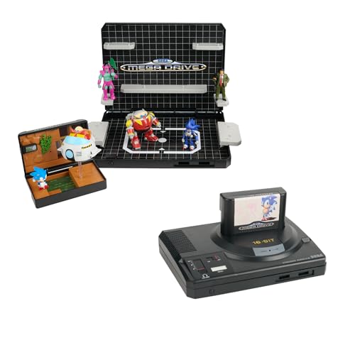 Console Heroes - Mega Drive Console + Sonic 1 Diorama