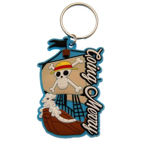 One Piece Going Merry Rubber Keychain Portachiavi
