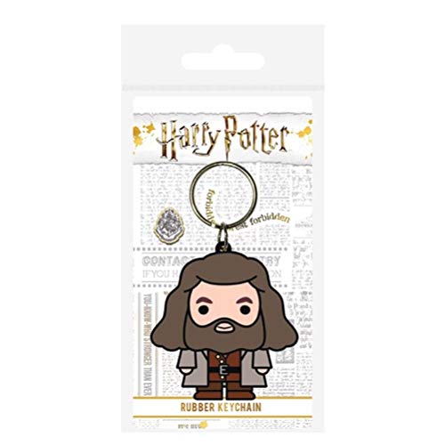 Harry Potter Hagrid Chibi Rubber Keychain Portachiavi