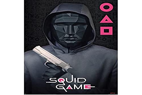 Squid Game Mask Man Poster 61x91 Cm