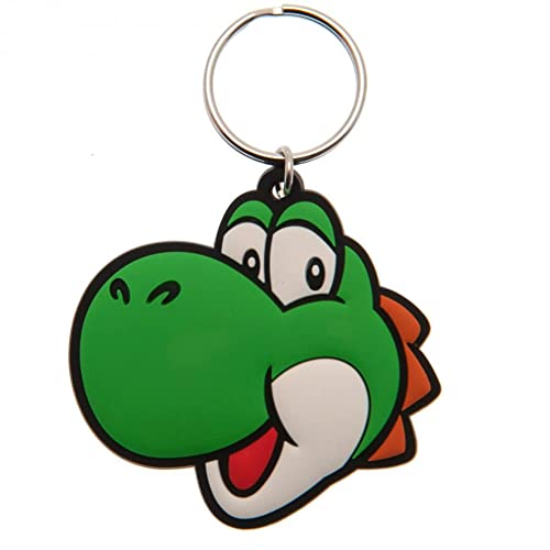 Nintendo Super Mario Yoshi Rubber Keychain Portachiavi