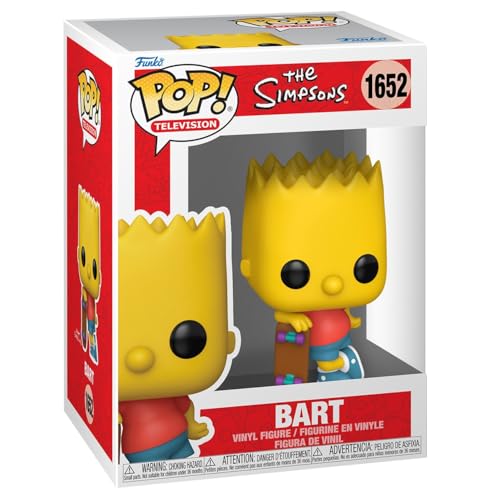 The Simpsons Bart With Skate #1652 Pop