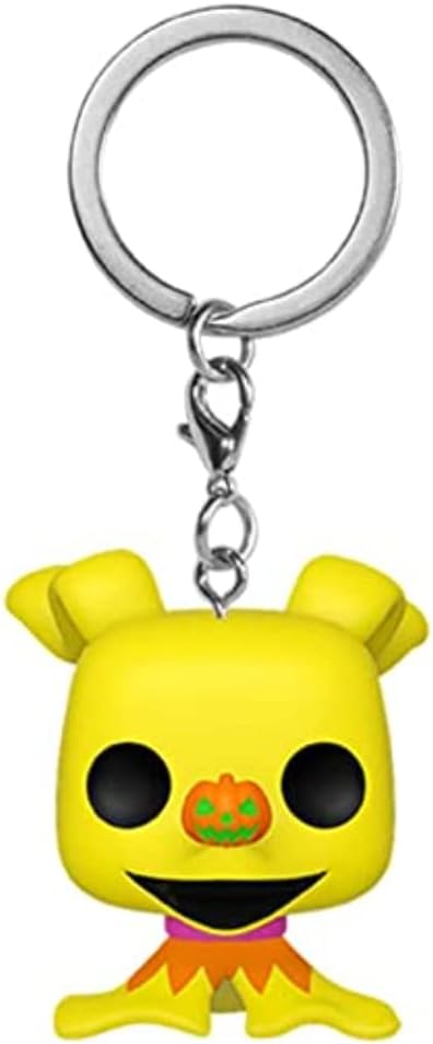 Nightmare Before Christmas Nbx Blacklight Zero Pocket Pop Keychain