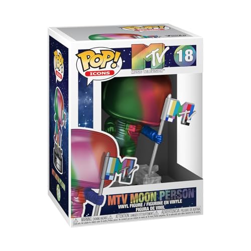 Ad Icons Mtv Moon Person Rainbow Metallic Pop
