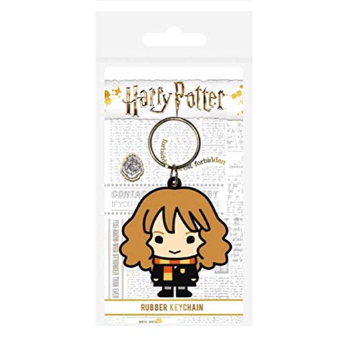 Harry Potter Hermione Chibi Rubber Keychain Portachiavi