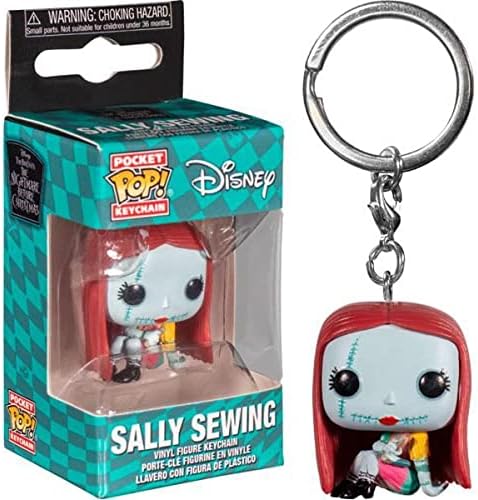 Nightmare Before Christmas Nbx Sally Sewing Pocket Pop Keychain