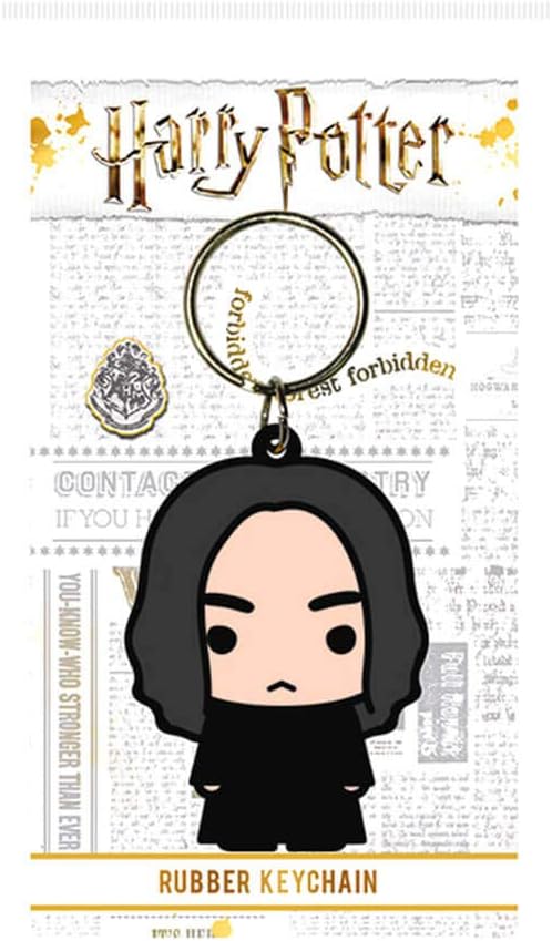 Harry Potter Severus Piton Chibi Rubber Keychain Portachiavi