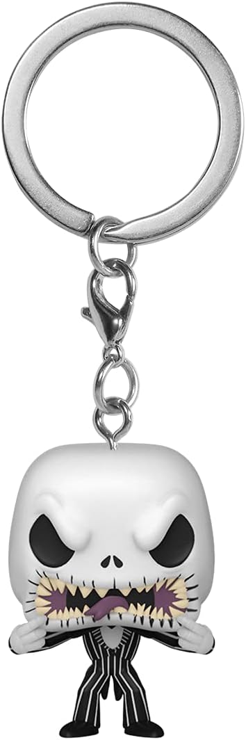 Nightmare Before Christmas Nbx Jack Skellington Scary Face Pocket Pop Keychain
