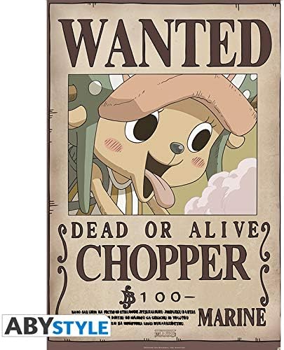 One Piece Wanted New World Chopper 61 X 91 Cm