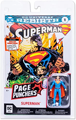 Dc Page Punchers Superman (Rebirth) Action Figure