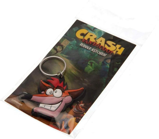 Crash Bandicoot Extra Life Rubber Keychain Portachiavi
