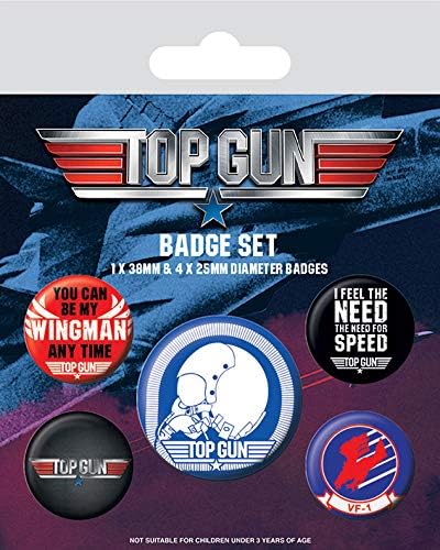 Top Gun Badge Pack Set 5 Spille