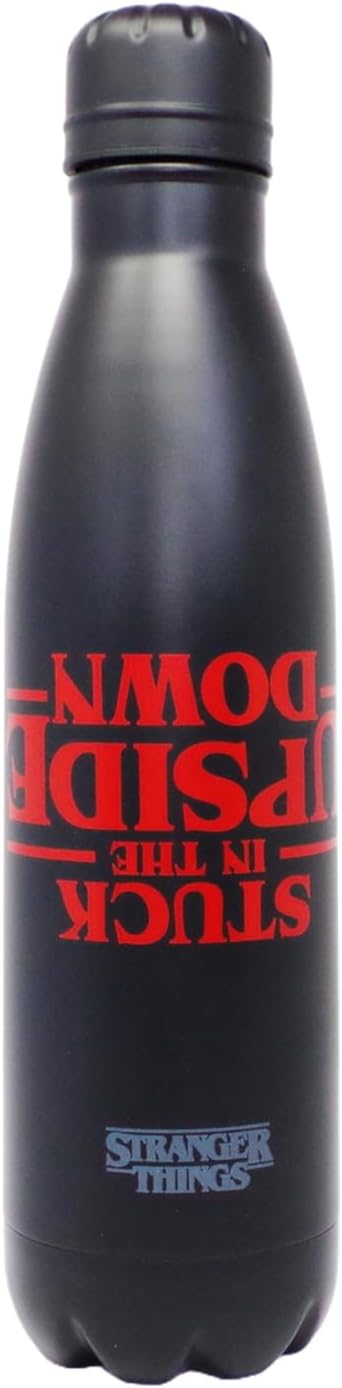 Stranger Things Stuck In The Upside Down Metal Bottle