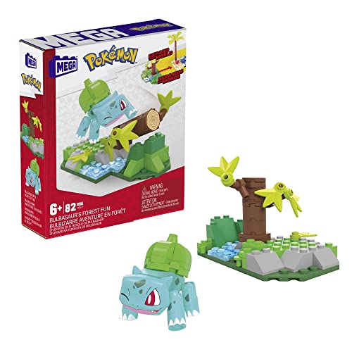 Pokemon Bulbasaur 80 Pz Mega Construx Building Bricks