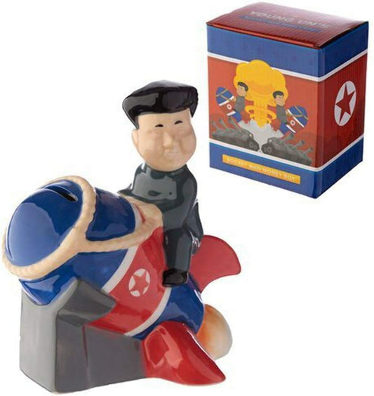 The President Kim Money Bank Salvadanaio Presidente Dei Razzi