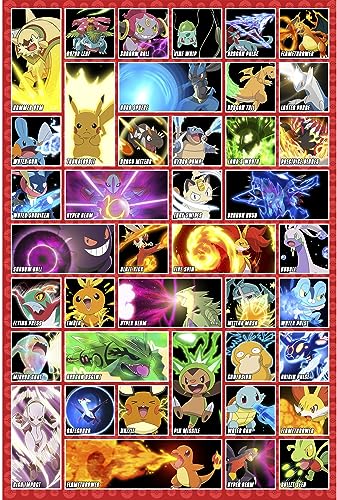 Pokemon Vignette Poster 91x61 Cm