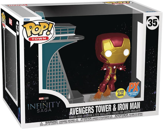 Avengers 2 Avengers Towers Spec. Ed. Glow In The Dark Pop