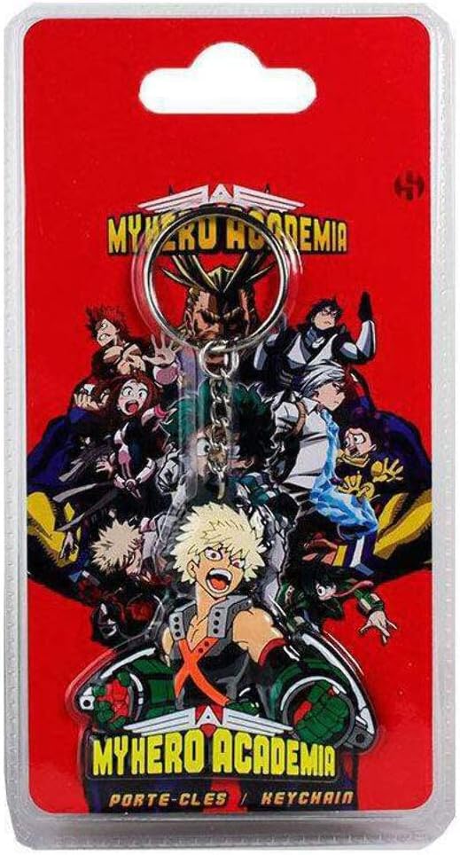 My Hero Academia Bakugo Rubber Keychain Portachiavi