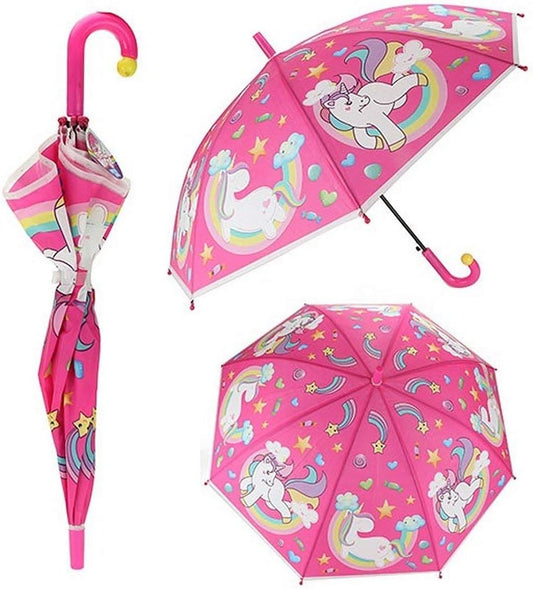 Umbrella With Unicorns 80 Cm Automatic