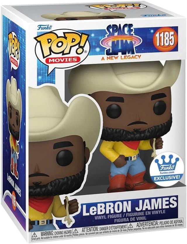 Space Jam 2 Lebron James Cowboy Funko Exclusive #1185 Pop