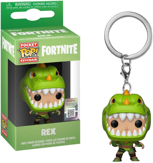 Fortnite Rex Pocket Pop Keychain