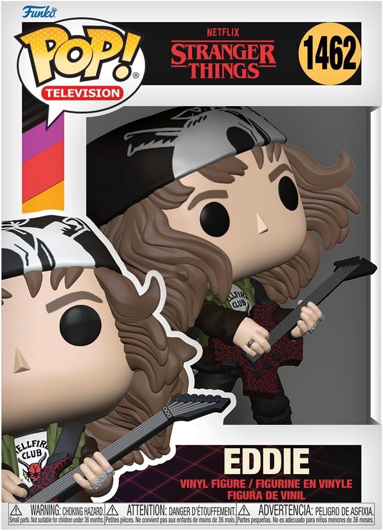 Stranger Things Eddie Munson With Guitar #1462 Pop