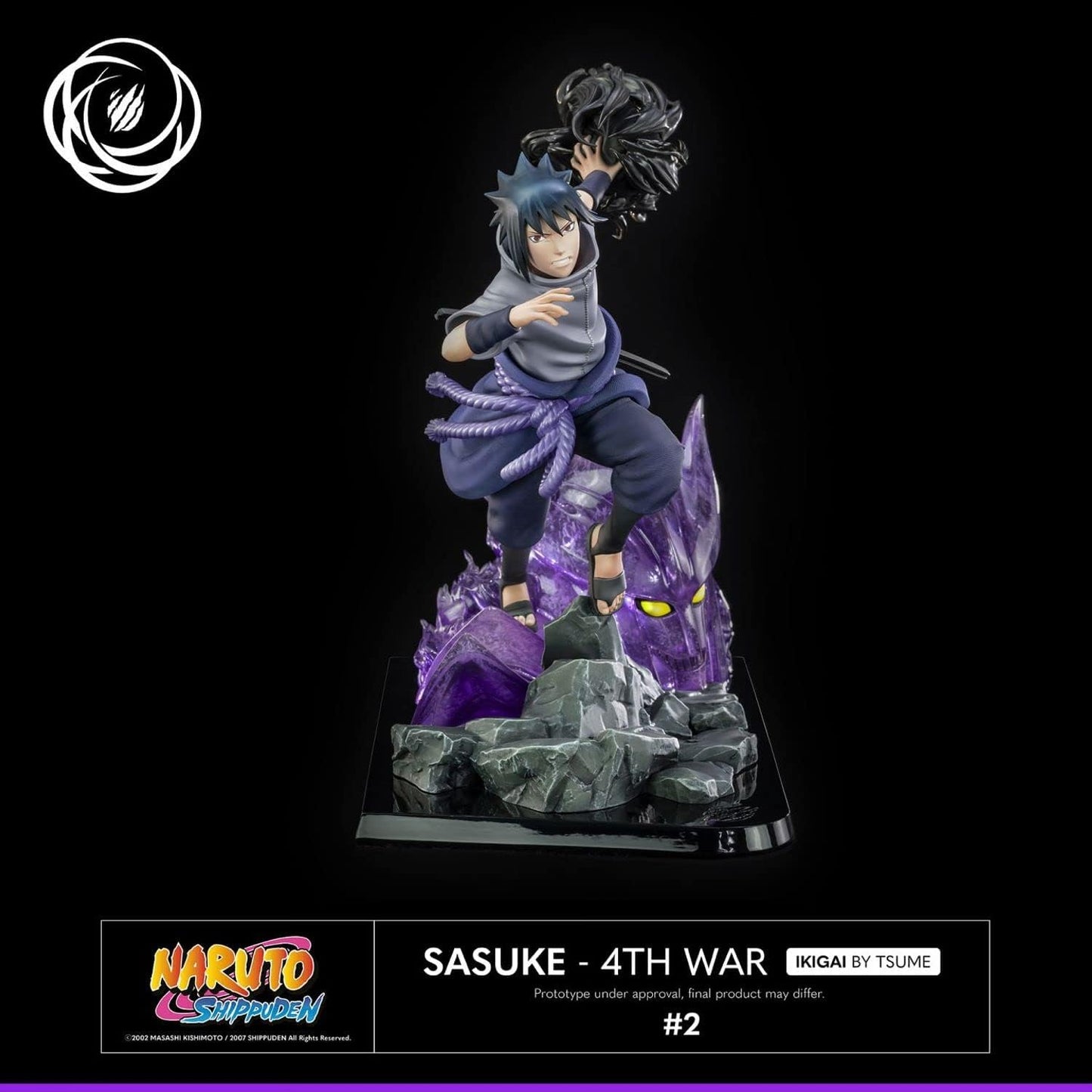 Naruto Sasuke 4th War Ikigai Statue