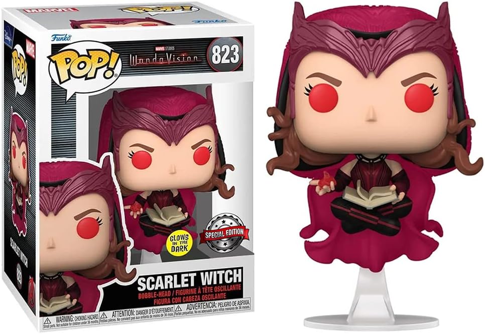 Wandavision Scarlet Witch Glow In The Dark Latam Exclusive Pop