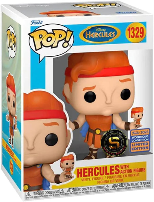 Hercules With Action Figure Limited Edition #1329 Pop