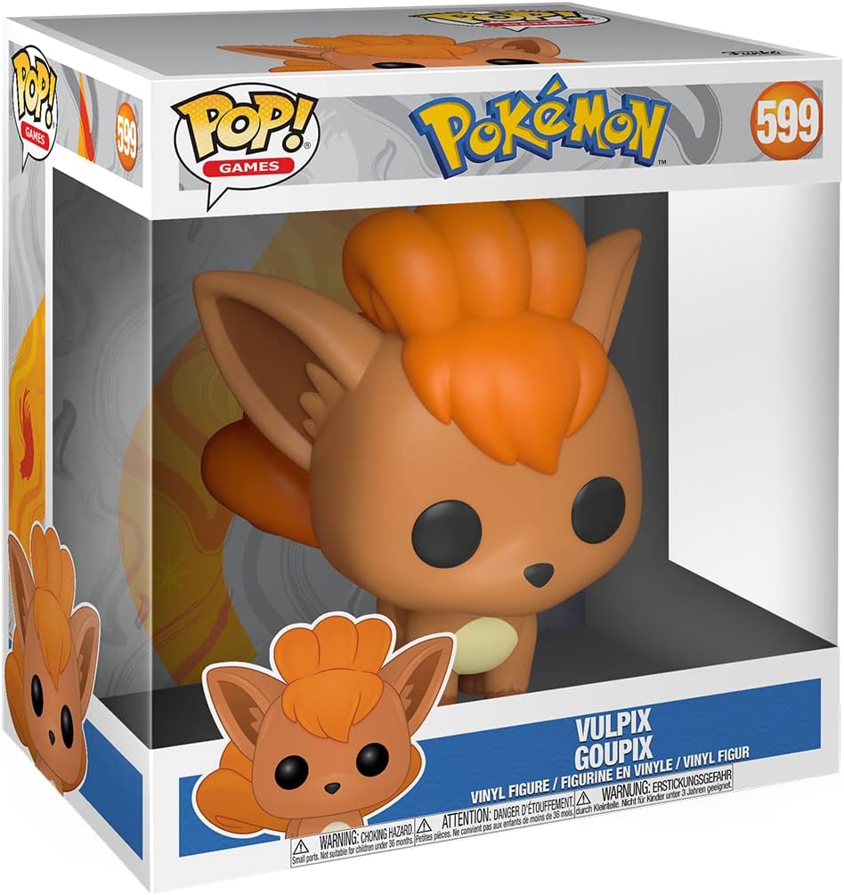 Pokemon Vulpix 10" Super Sized 25 Cm #580 Pop