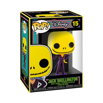 Nightmare Before Chirstmas Nbx Jack Skellington Blacklight #15 Pop