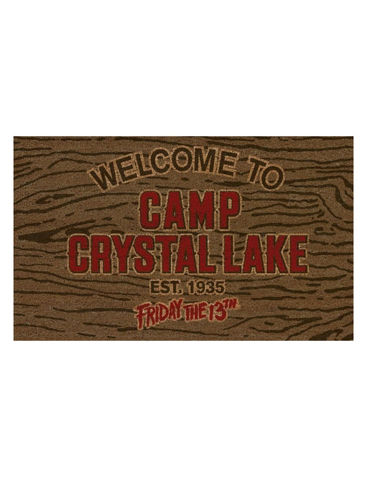 Friday The 13th Welcome To Camp Crystal Lake Zerbino Doormat 43x73 Cm