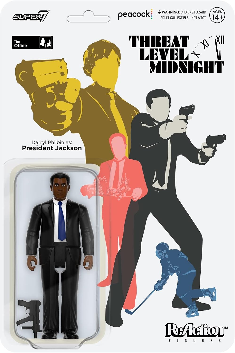 The Office Darryl Philbin Presidente Jackson Reaction Figure