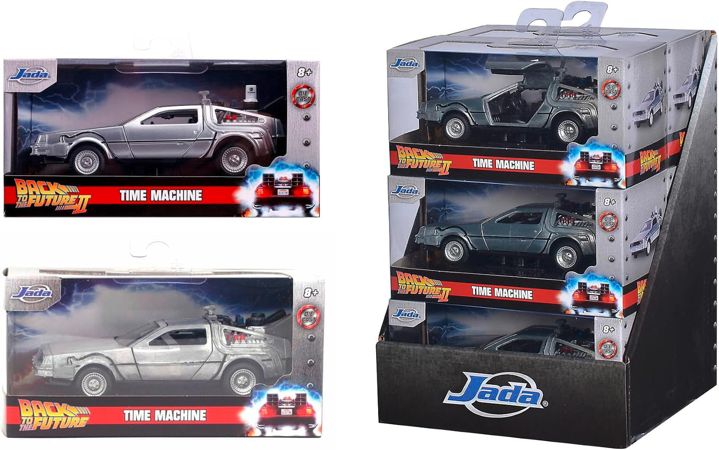 Back To The Future Ii Delorean Die Cast Model 1:32