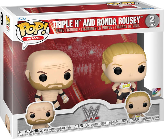 Wwe Rousey + Triple H 2-Pack Pop