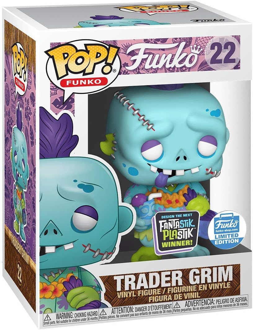 Fantastik Plastik Trader Grim Funko Shop Europe Exclusive #22 Pop