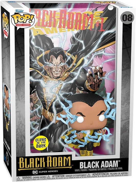 Black Adam Comic Cover #08 Glow In The Dark Pop