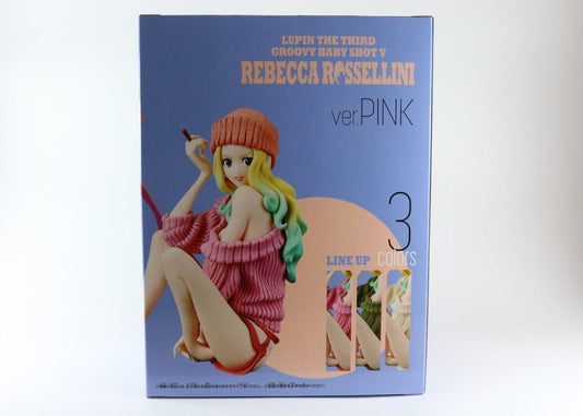 Lupin The Third Groovy Baby Shot V Rebecca Rossellini Figure Pink Version