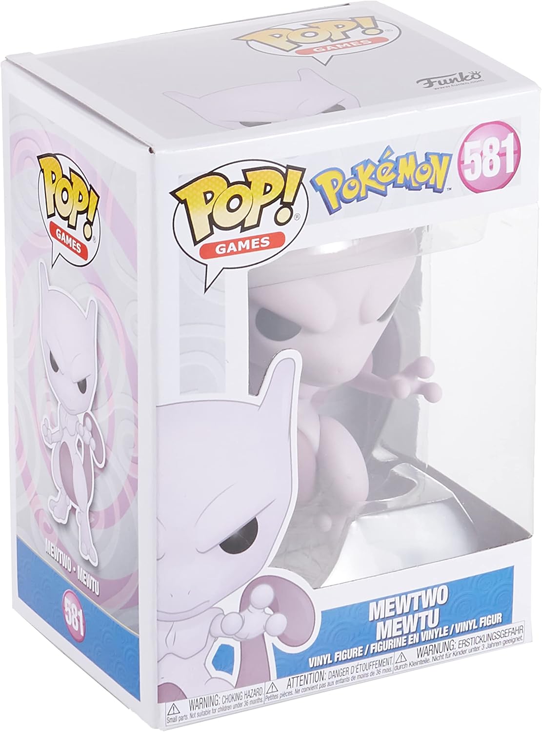 Pokemon Mewtwo (Mewtu) #581 Pop