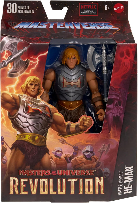 Masters Of The Universe Revelation Masterverse Battle He-Man 18 Cm Action Figure