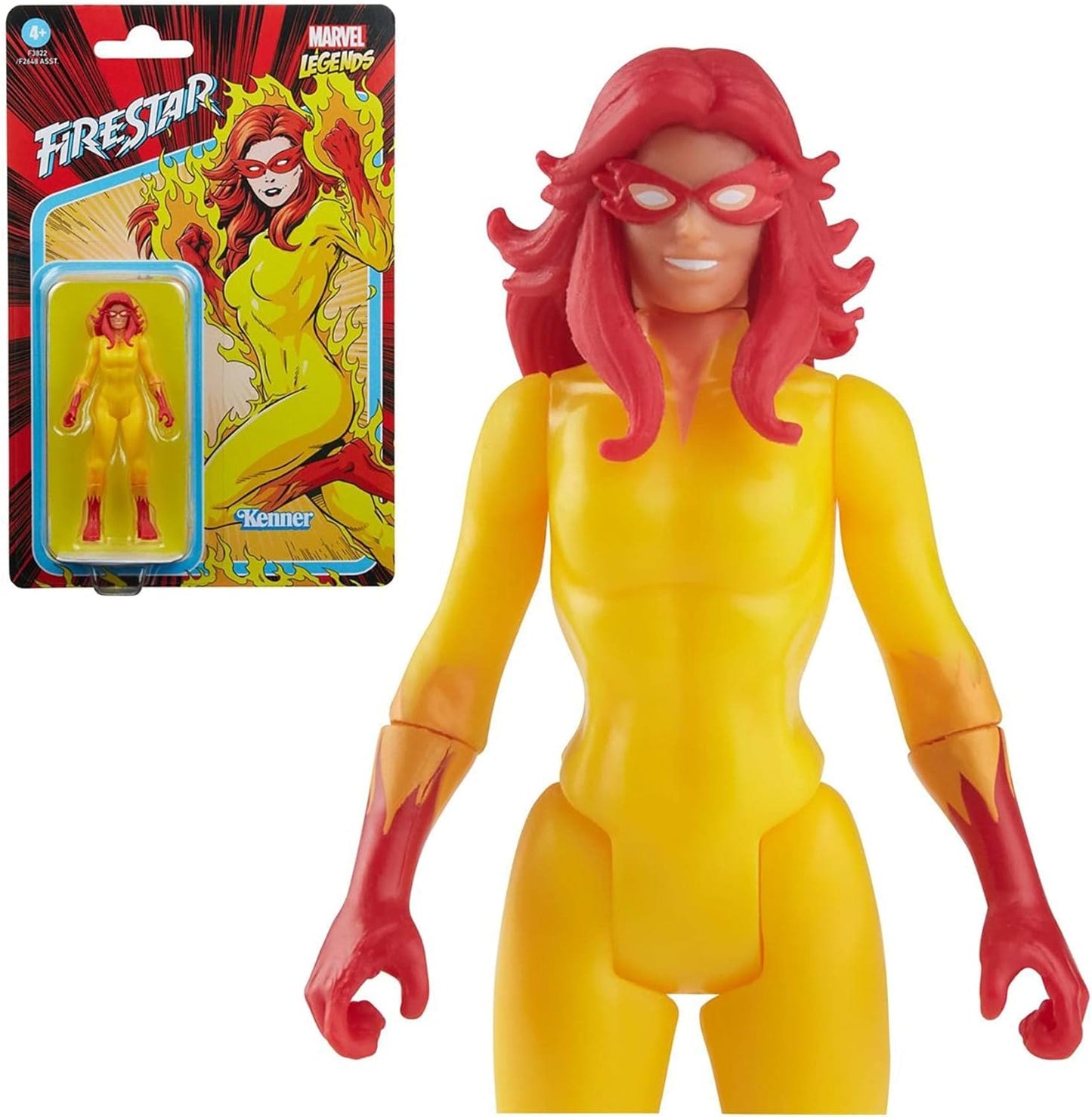 Marvel Legends Retro Collection Firestar 10 Cm Action Figure