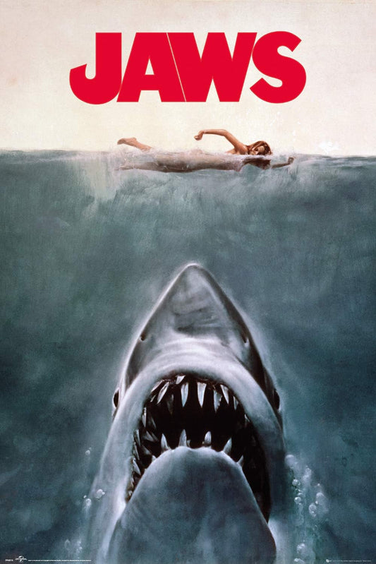 Jaws Lo Squalo Key Art Poster 61 X 91,5 Cm